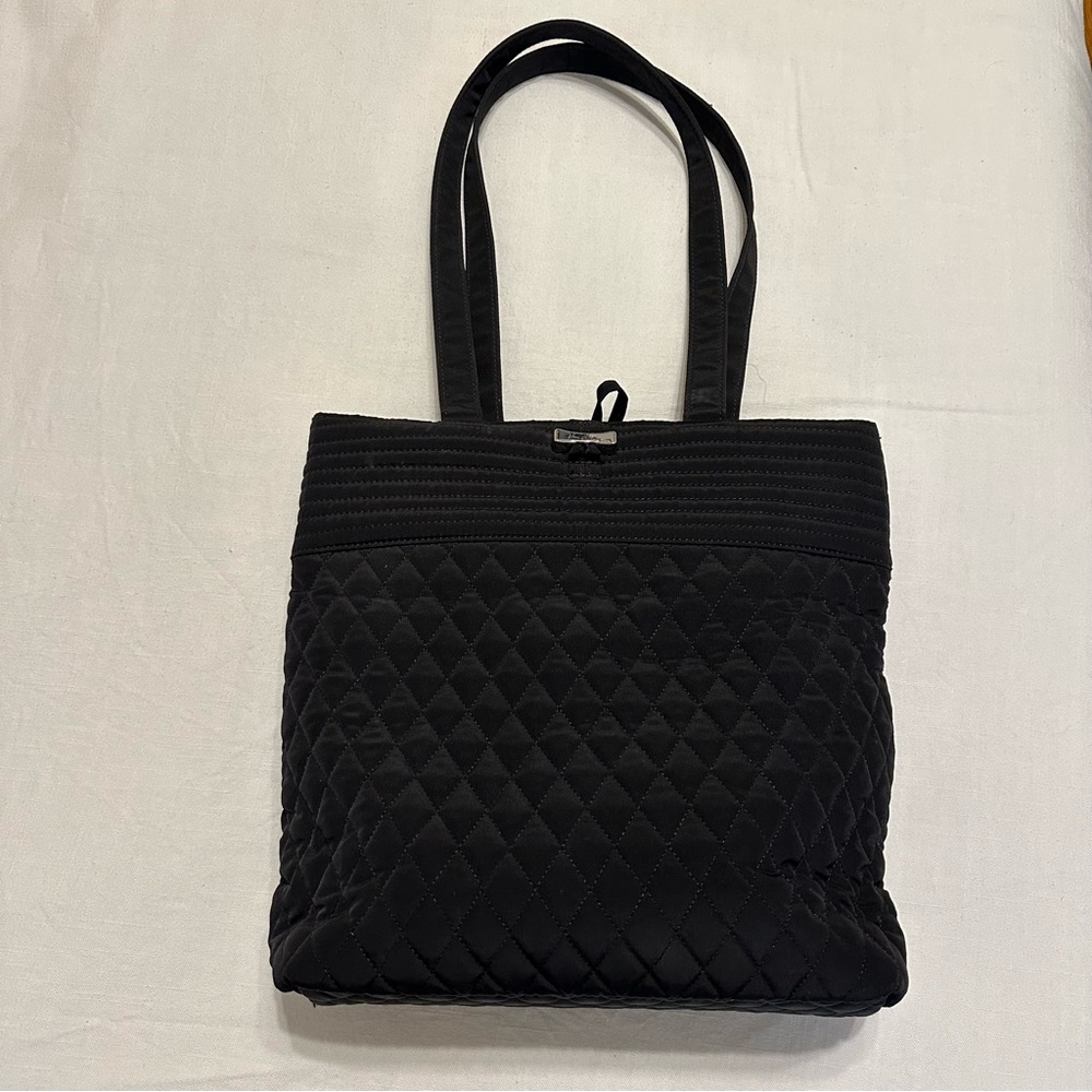 Vera Bradley Black Quilted Bag Gem